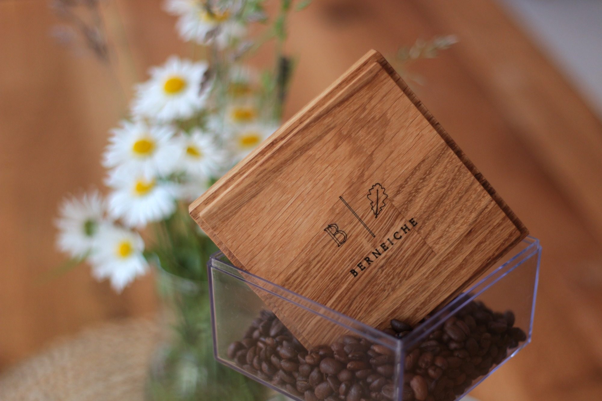 Deckel und Untersetzer für Eureka Mignon Kaffeemühlen Deckel aus Holz für Eureka Mignon Kaffeemühlen